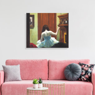 New York Interior   Edward Hopper   Canvas Afdruk