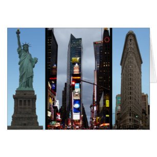 New York Kaart New York Souvenir Kaart Landmarks