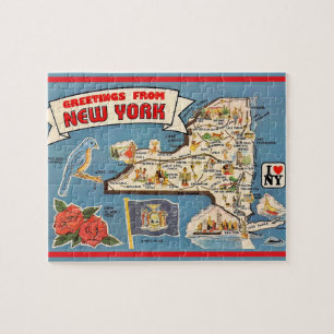 New York  kaart puzzel