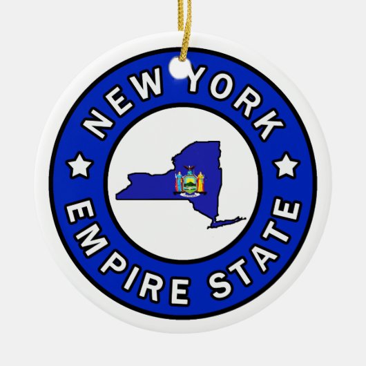 New York Keramisch Ornament (Voorkant)