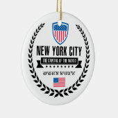 New York Keramisch Ornament (Rechts)