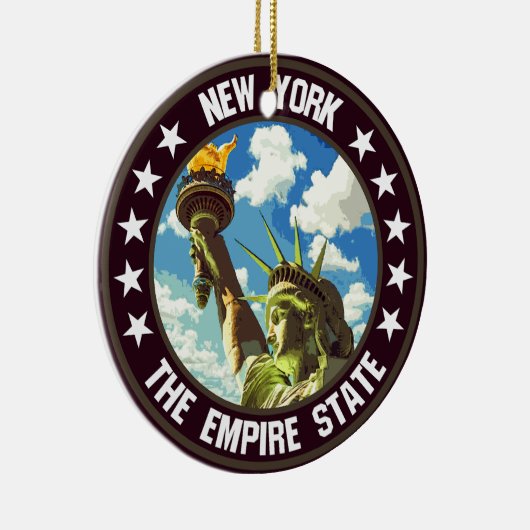 New York Keramisch Ornament (Rechts)