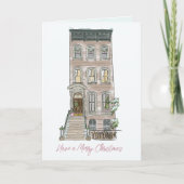 New York Kerst Kaart (Voorkant)