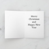 New York Kerstmis Feestdagen Kaart (Binnen)