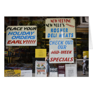 New York Kosher Deli Joodse Feestdagen Fotografie