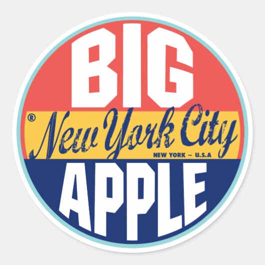 New York  Label (Voorkant)