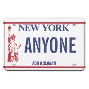 New York License Bord (gepersonaliseerd) Magneet