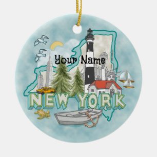 New York Lighthouse Ornament