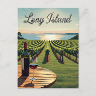 New York Long Island Briefkaart