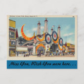 New York, Luna Park, Coney Island Briefkaart (Voorkant)