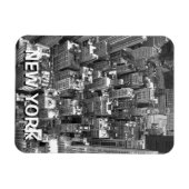 New York Magnet NY City Lights New York Souvenir (Horizontal)