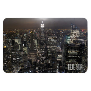 New York Magnet NY City Lights NY Skyline Souvenir Magneet