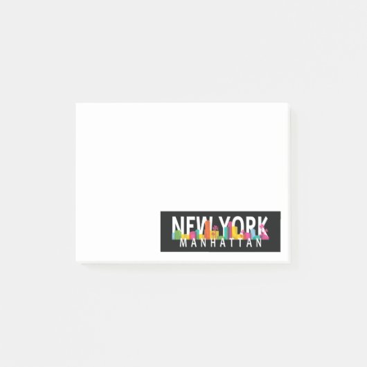 New York Manhattan skyline met palmen Post-it® Notes (Voorkant)