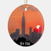 New York Manhattan Skyline Ornament (Links)