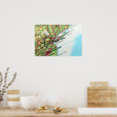 New York Map Poster (Keuken)