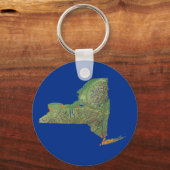 New York Map Sleutelhanger (Voorkant)