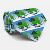 New York Map, Vrijheidsbeeld, Monument Stropdas (Opgerold)