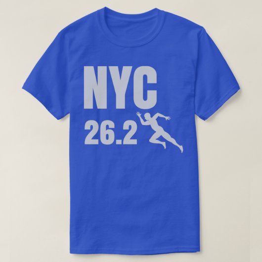New York Marathon Major NYC Running Design T-shirt (Design voorkant)