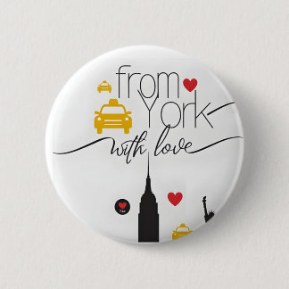 New York met liefde Button