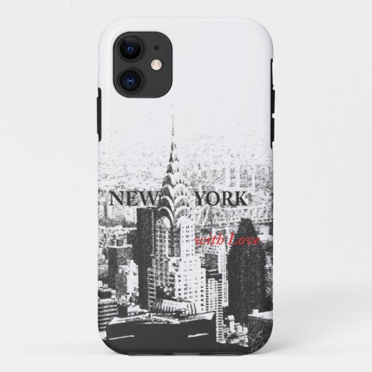 New York met Love iPhone 5s Case-Mate iPhone Case (Achterkant)