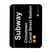 New York-metrostation Magneet (Verticaal)