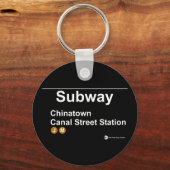 New York-metrostation Sleutelhanger (Voorkant)