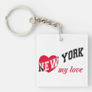 New York, mijn liefde Sleutelhanger