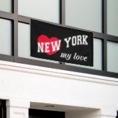 New York, mijn liefde Spandoek (Buitenkant Gebouw)