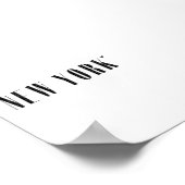 New York - minimalistic typography poster (Hoek)
