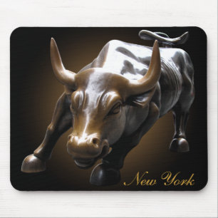 New York Mousepad Bull Landmark New York Gifts Muismat