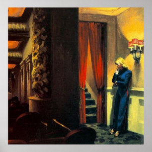NEW YORK MOVIE EDWARD HOPPER POSTER