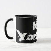New York - Mug Cool De Style Noir Et Blanc (Gauche)