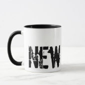New York - Mug Noir Et Blanc De Style Urbain (Gauche)