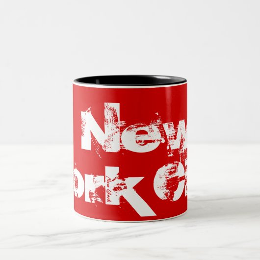 New York - Mug Rouge et Blanc Cool (Centre)