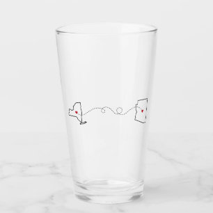 New York naar Arizona - Heart2Heart Glas