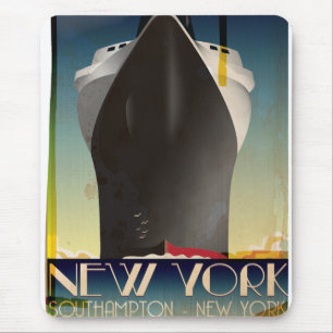 New York naar Southampton Muismat
