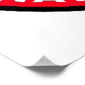 New York National Speedway  bord Poster (Hoek)