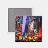 New York Neon Magnet Magneet (Voorkant / Achterkant)