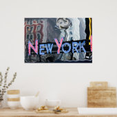 New York neon Poster (Keuken)