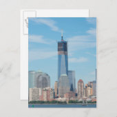 New York, New York. Manhattan City Skyline Briefkaart (Voorkant / Achterkant)