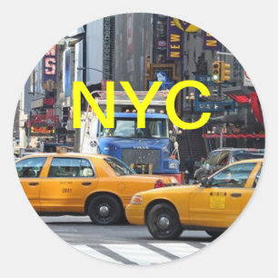 New York, New York Ronde Sticker
