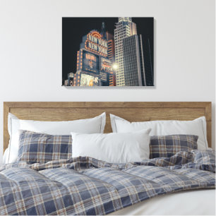 New York New York Uitgerekte Canvasprint Canvas Afdruk