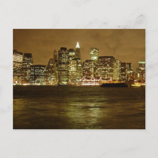 New York Night Briefkaart