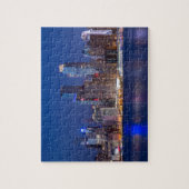 New York night skyline Legpuzzel (Verticaal)