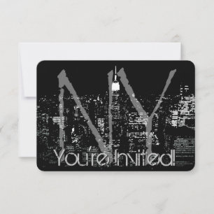 New York nodigt speciale New York RSVP uit Kaart