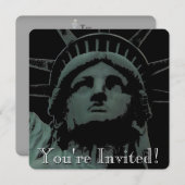 New York nodigt speciale New York RSVP uit Kaart (Voorkant / Achterkant)