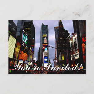 New York nodigt speciale New York RSVP uit Kaart