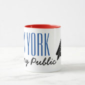 New York Notary Public Poised Pen Mok (Midden)