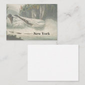 New York Note Kaart Notitiekaartje (Voorkant / Achterkant)