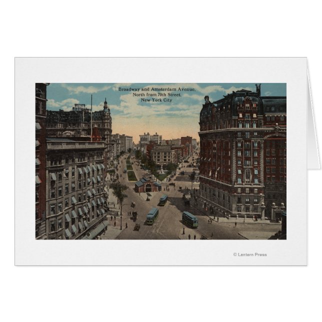 New York, NY - Broadway & Amsterdam Avenue (Devant horizontal)